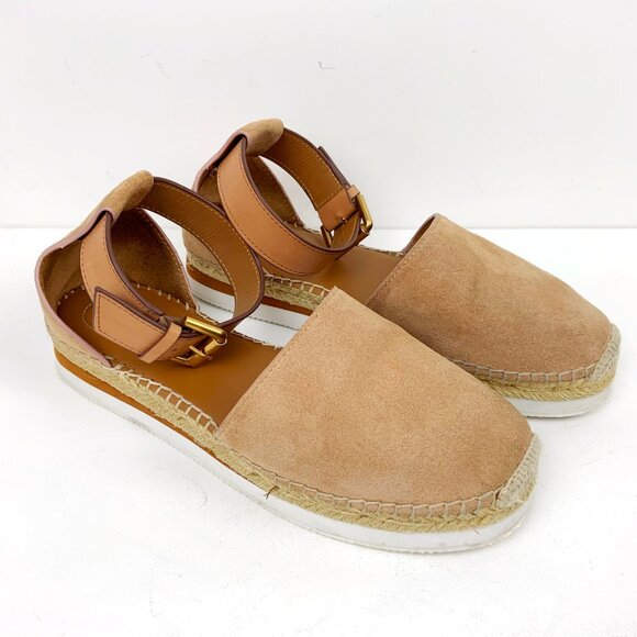 See By Chloe Tan Glyn Espadrilles Sandals Size 8 - Picture 7 of 16